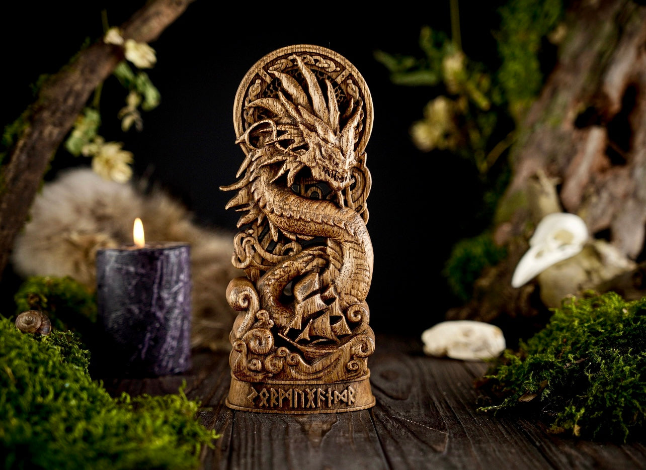 Jormungand statue
