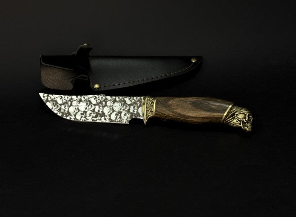 Handmade knife "SKULL"