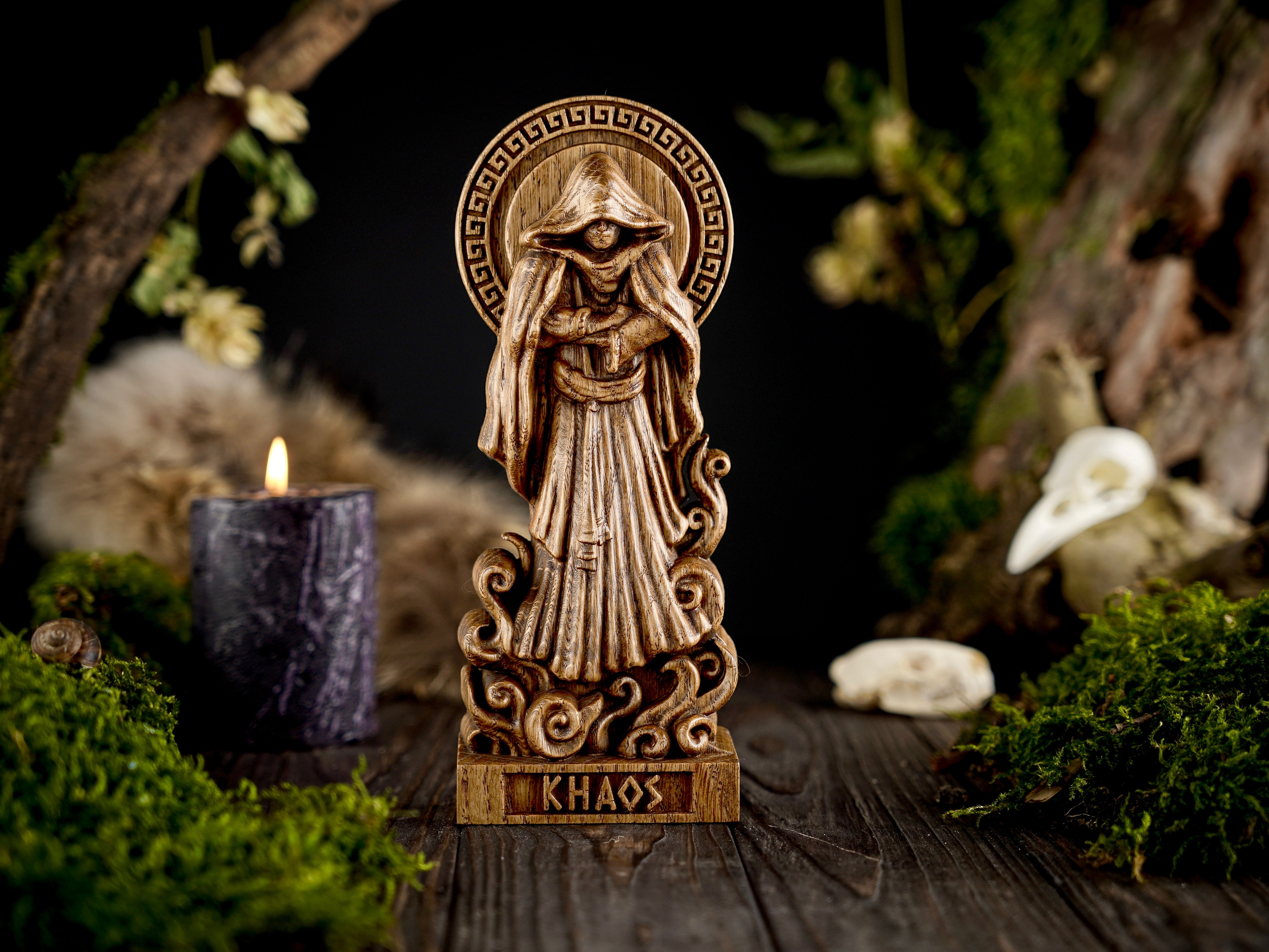Chaos goddess statue