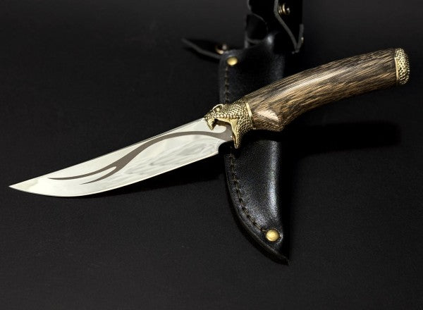 Handmade knife "WOODEN SNAKE"