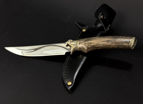 Handmade knife "WOODEN SNAKE"