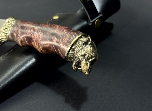Handmade knife "WOLF" - Valhallaworld