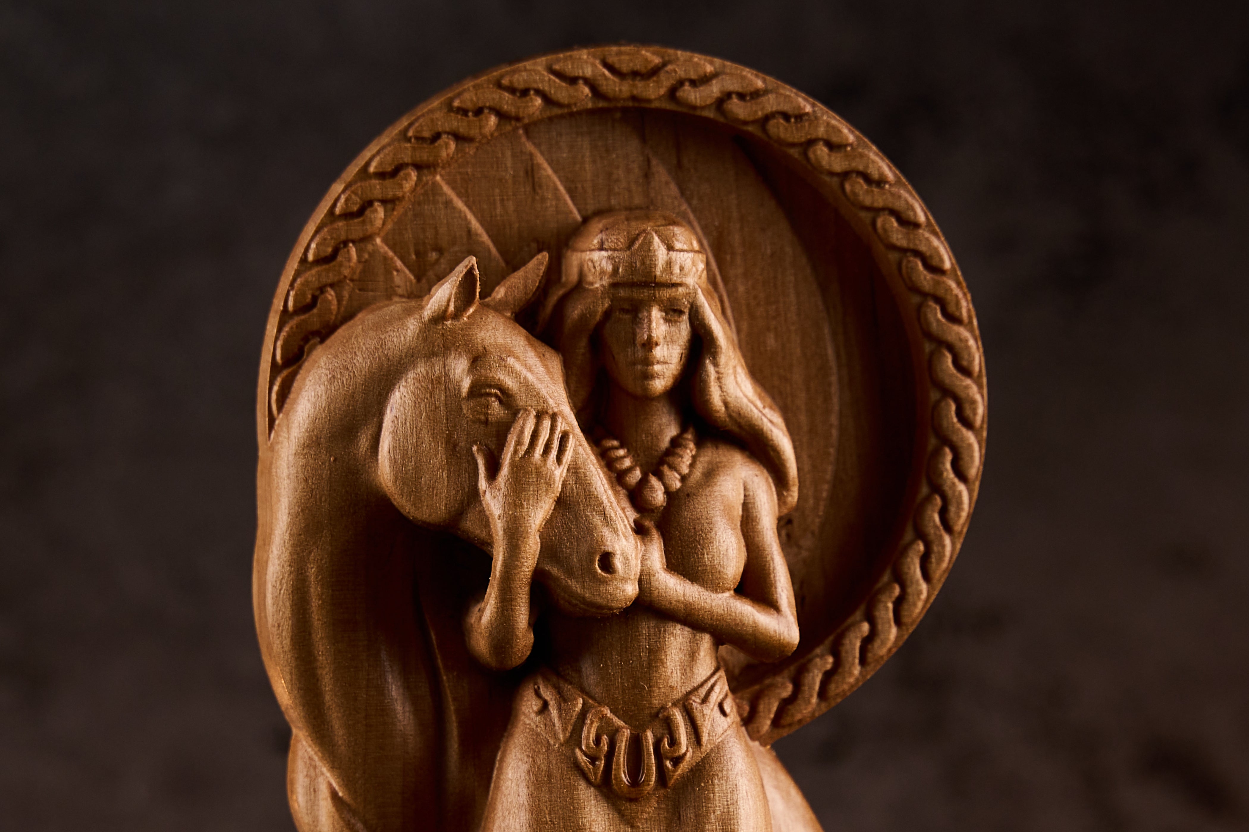 Oak Aine Celtic statue