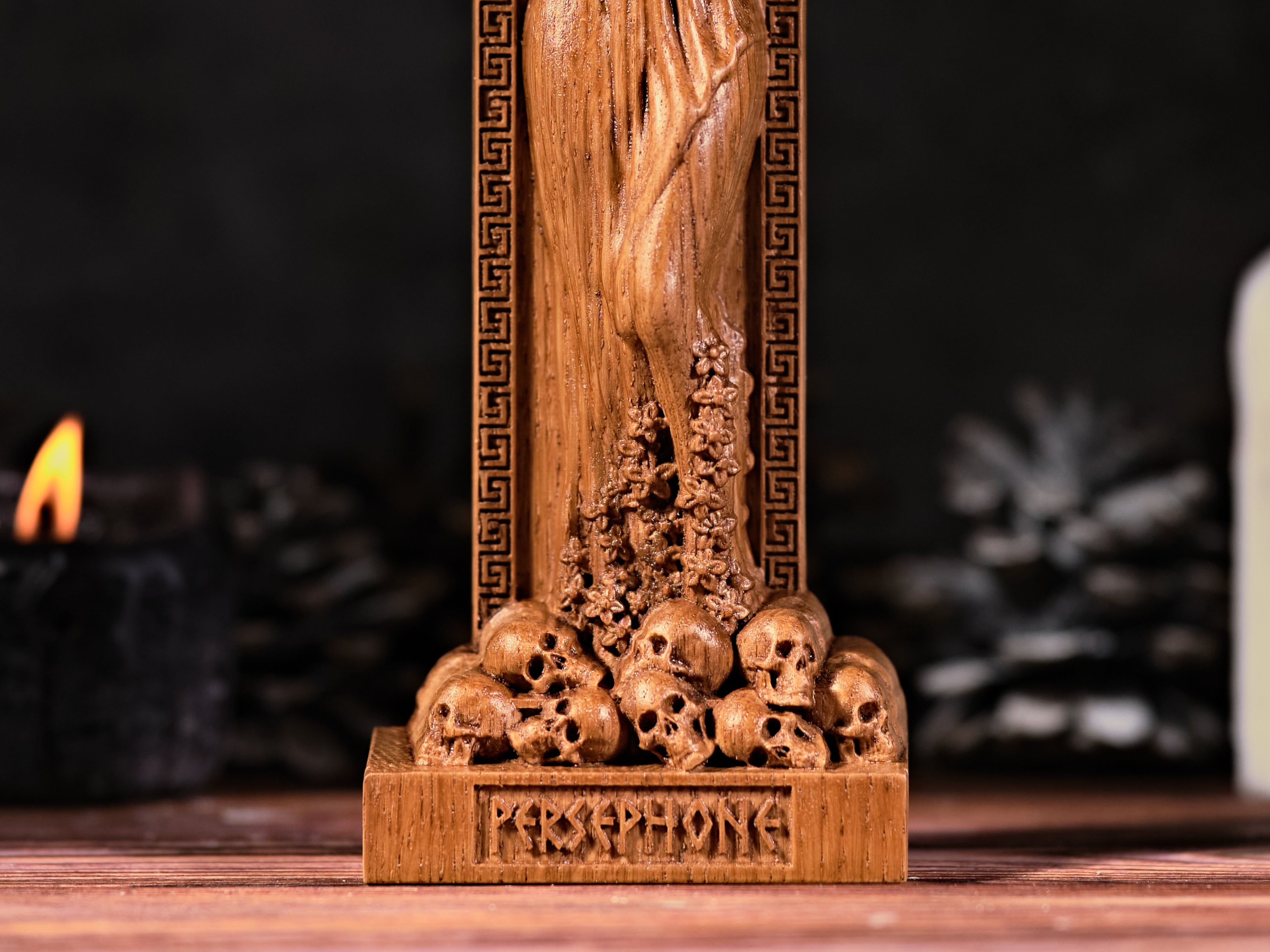 Oak Persephone Greek statue