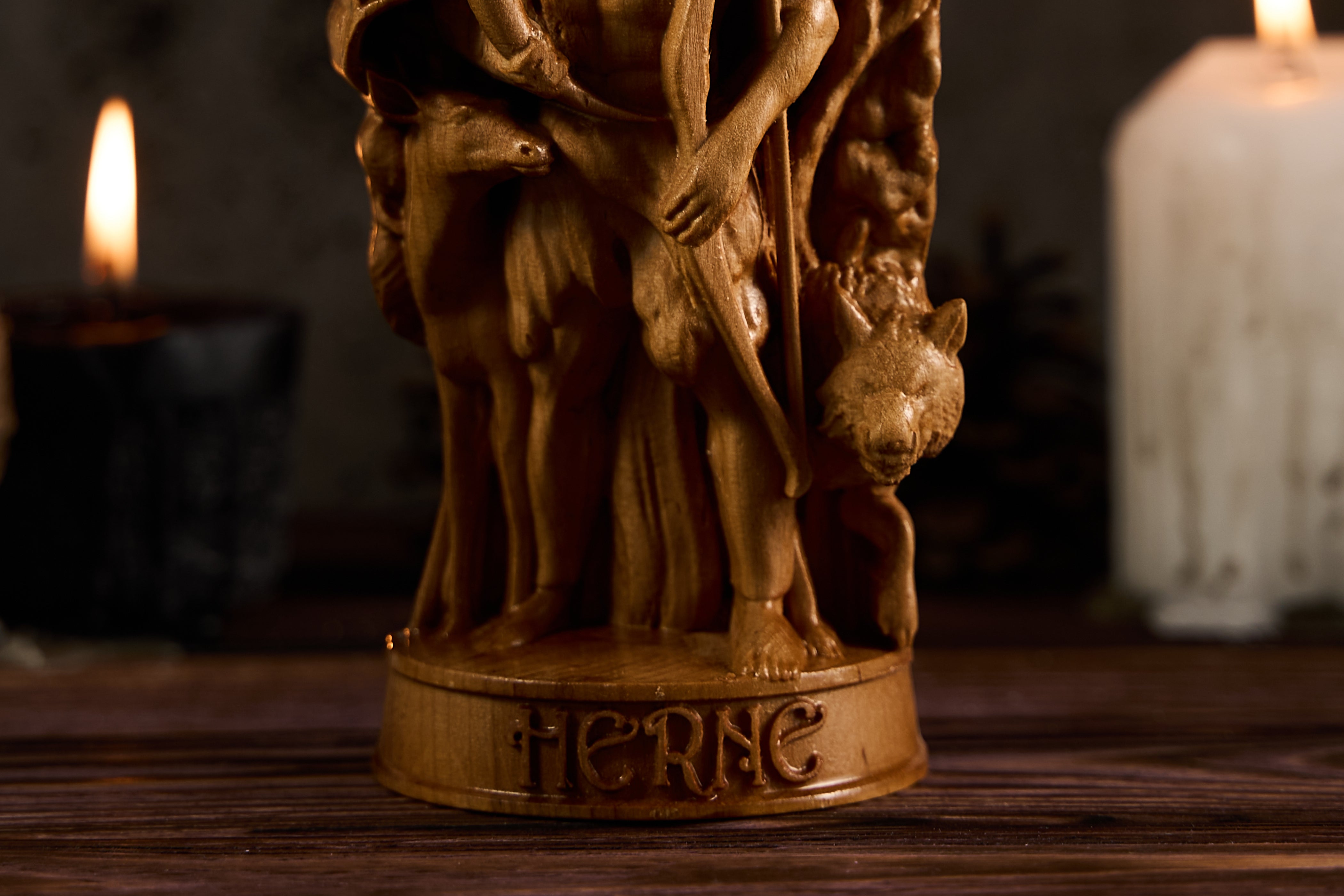 Oak Herne the Hunter Celtic statue
