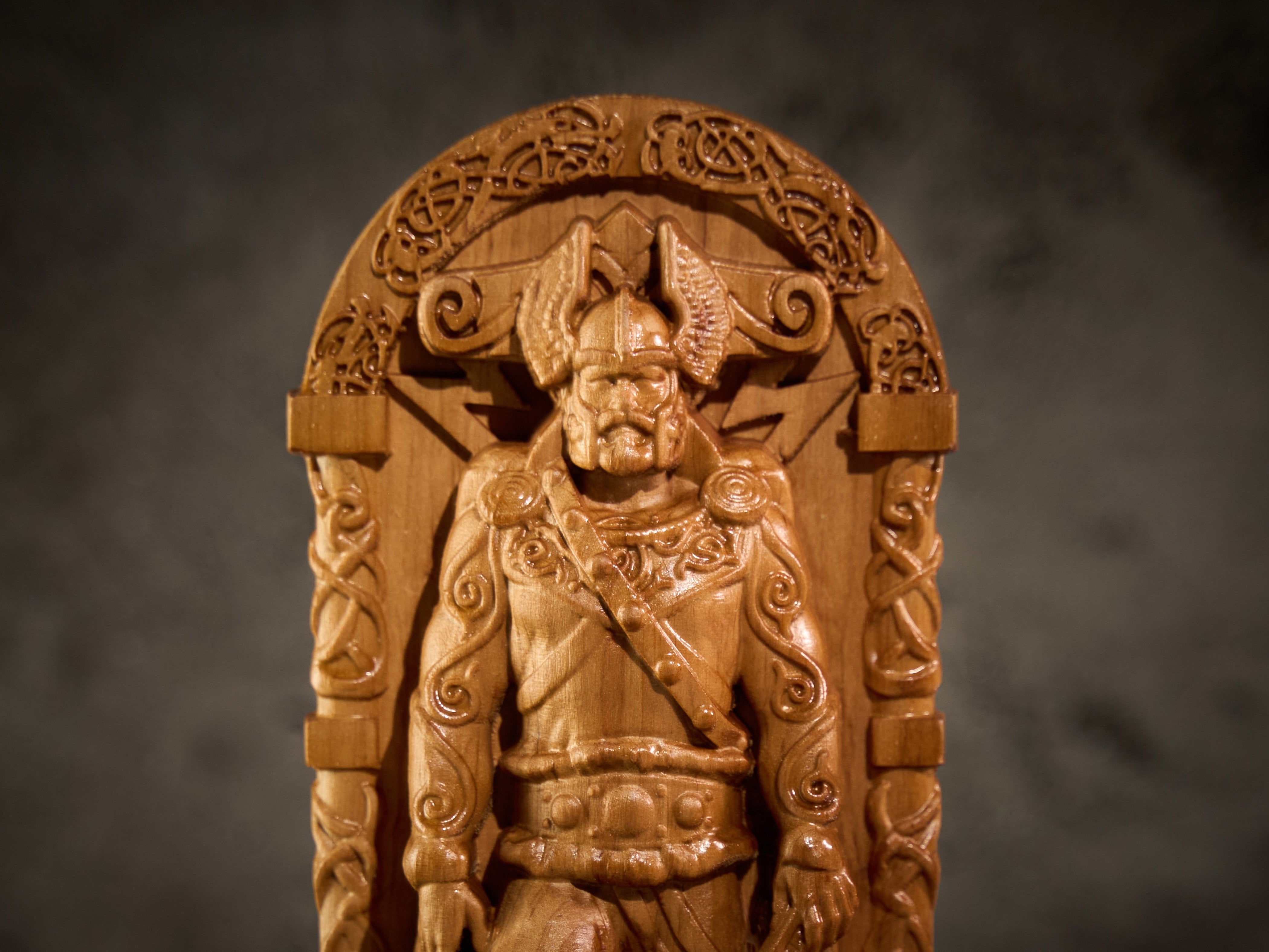 Thor god statue