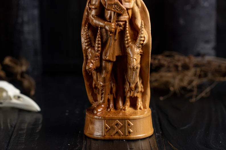 Thor god statue