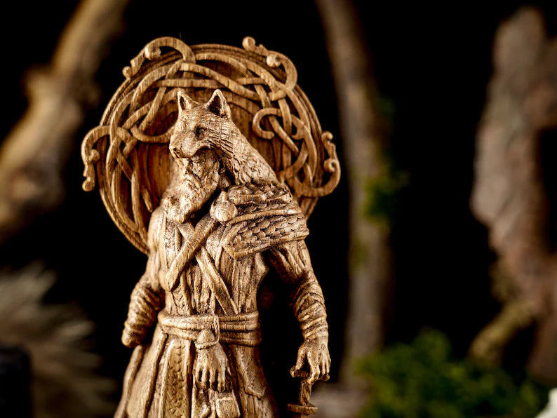 Tyr god statue