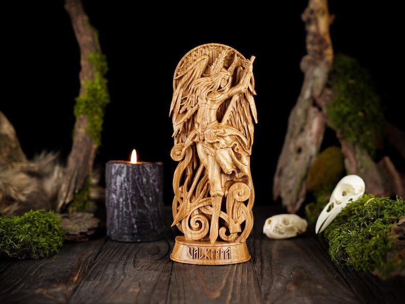 Valkyrie goddess statue