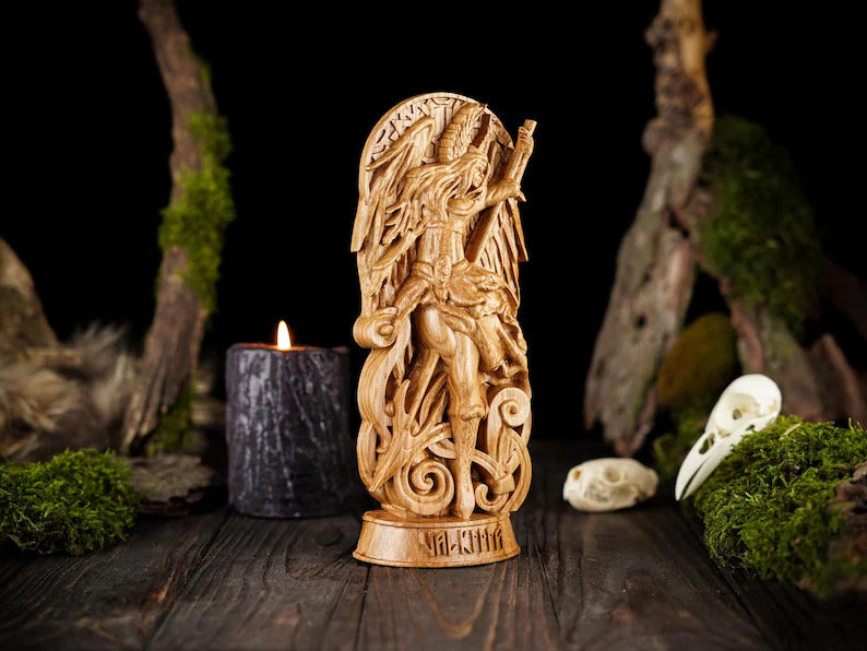 Valkyrie goddess statue
