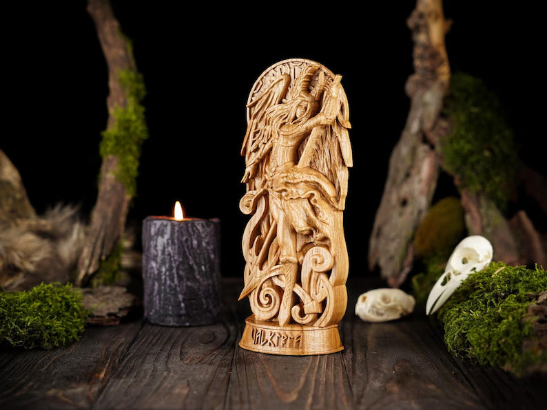 Valkyrie goddess statue