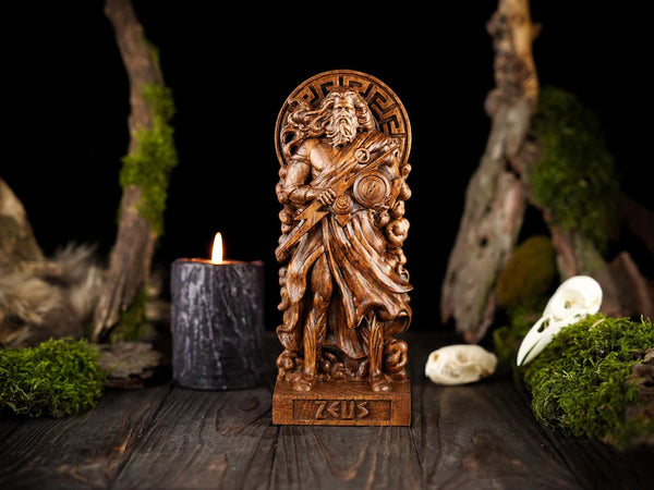 Zeus god statue