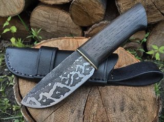 Forged engraved knife - Valhallaworld