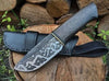 Forged engraved knife - Valhallaworld