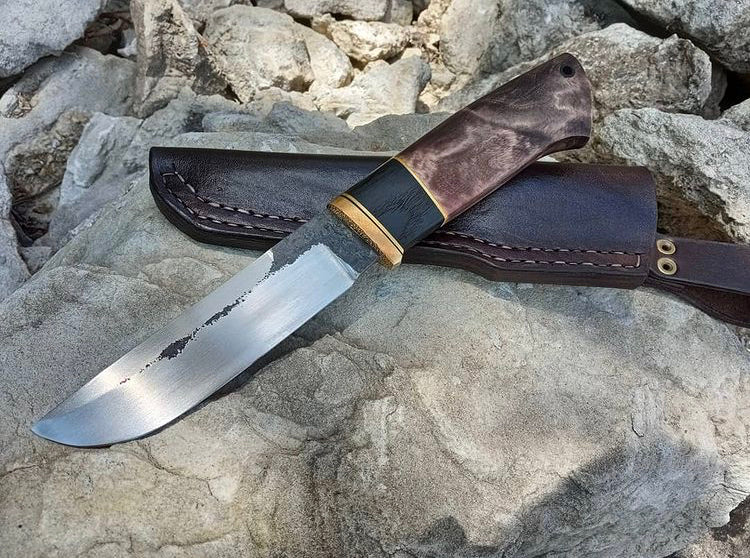 Forged engraved knife - Valhallaworld