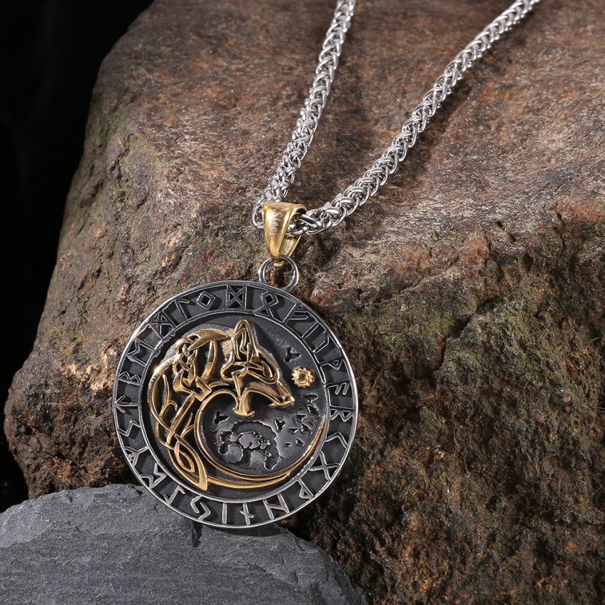 Viking Yin Yang necklace • 5-7 days delivery within USA