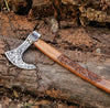 Etched viking axe