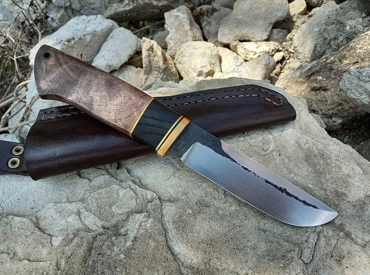 Forged engraved knife - Valhallaworld