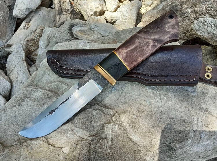 Forged engraved knife - Valhallaworld