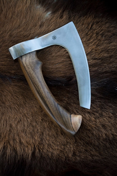 long beard fist axe