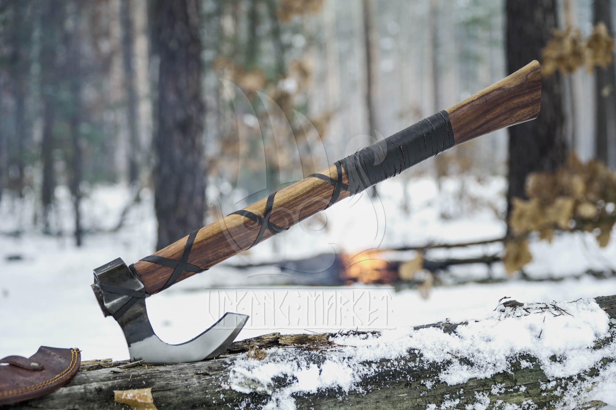 Bearded viking axe