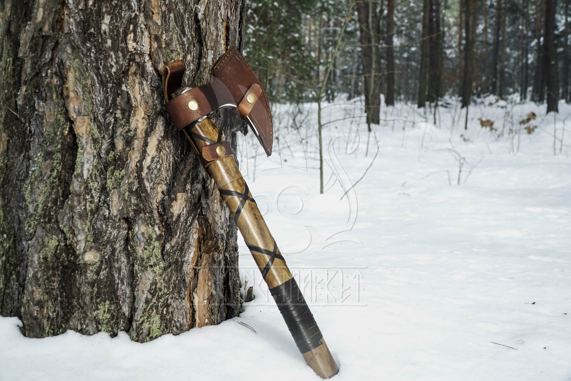 Viking axe handle