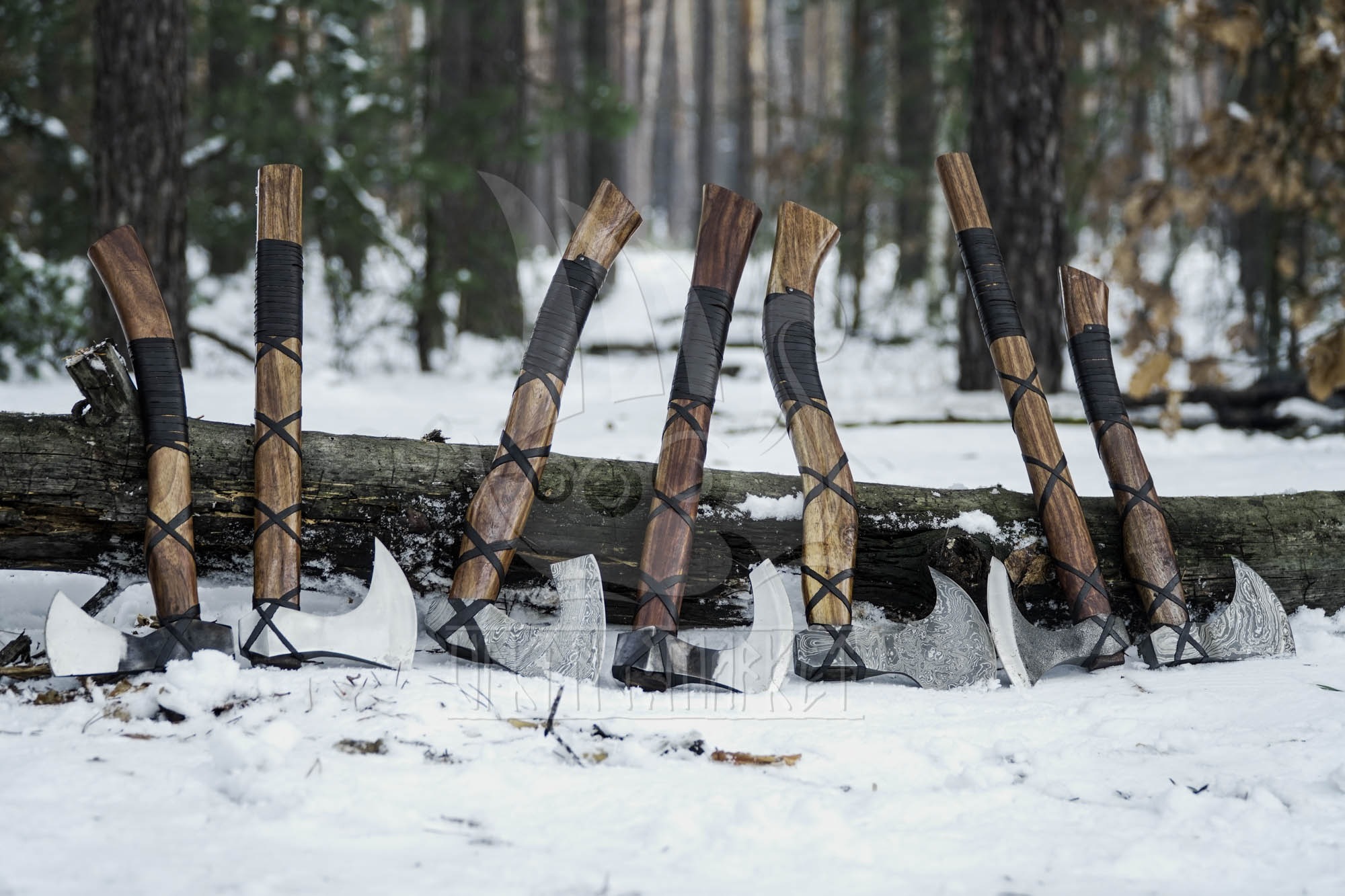 Custom viking axes