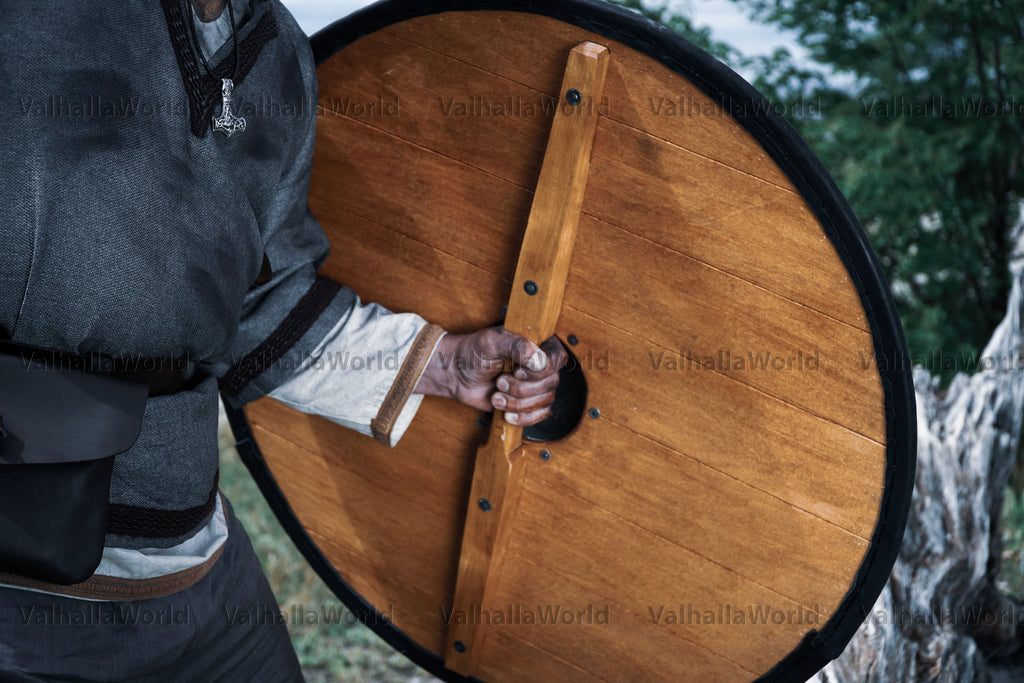 Viking shield handle