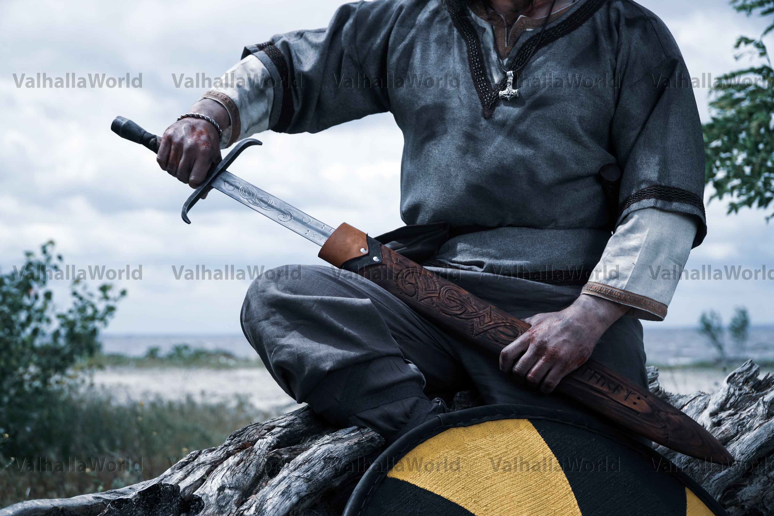 viking sword combat