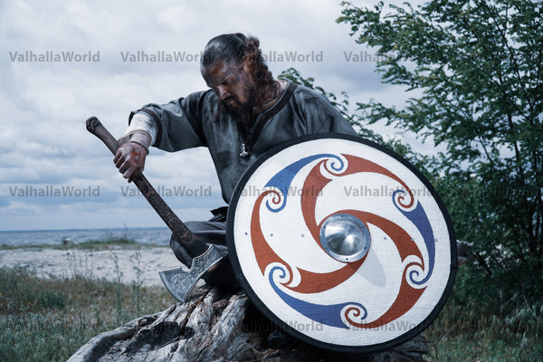 Viking rune shield