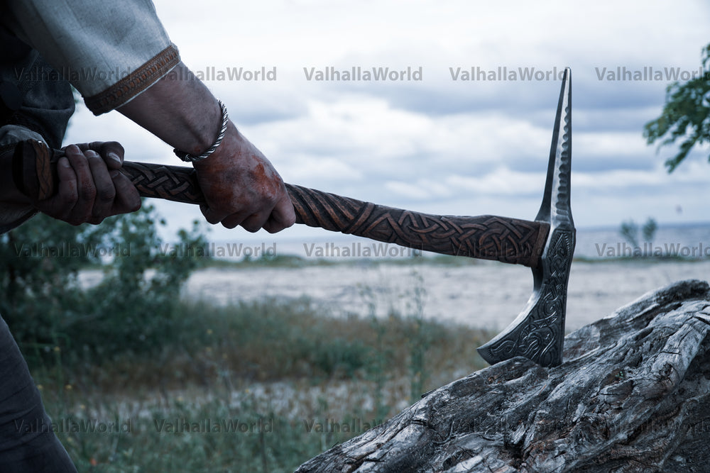 Handmade pickaxe, custom made axe for sale