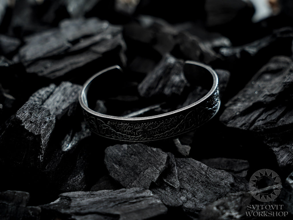 Silver Norse bracelet
