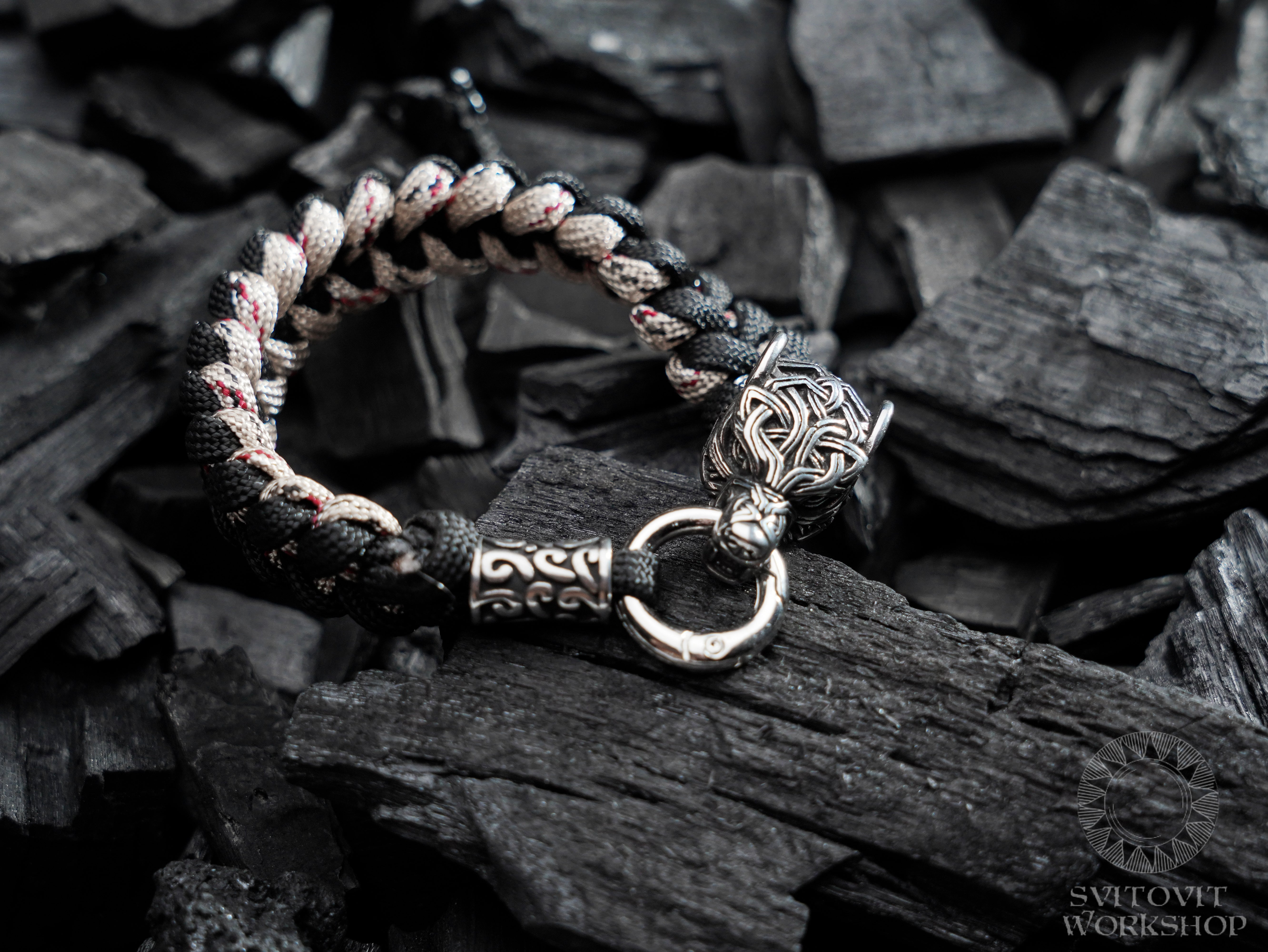 Wolf norse bracelet