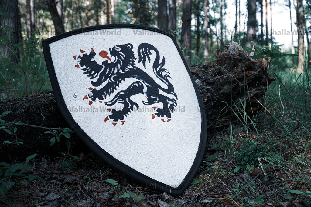 Crusaders battle shield