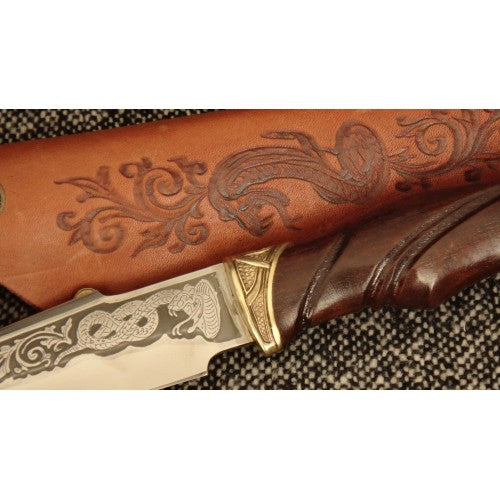Handmade knife "SNAKE" - Valhallaworld