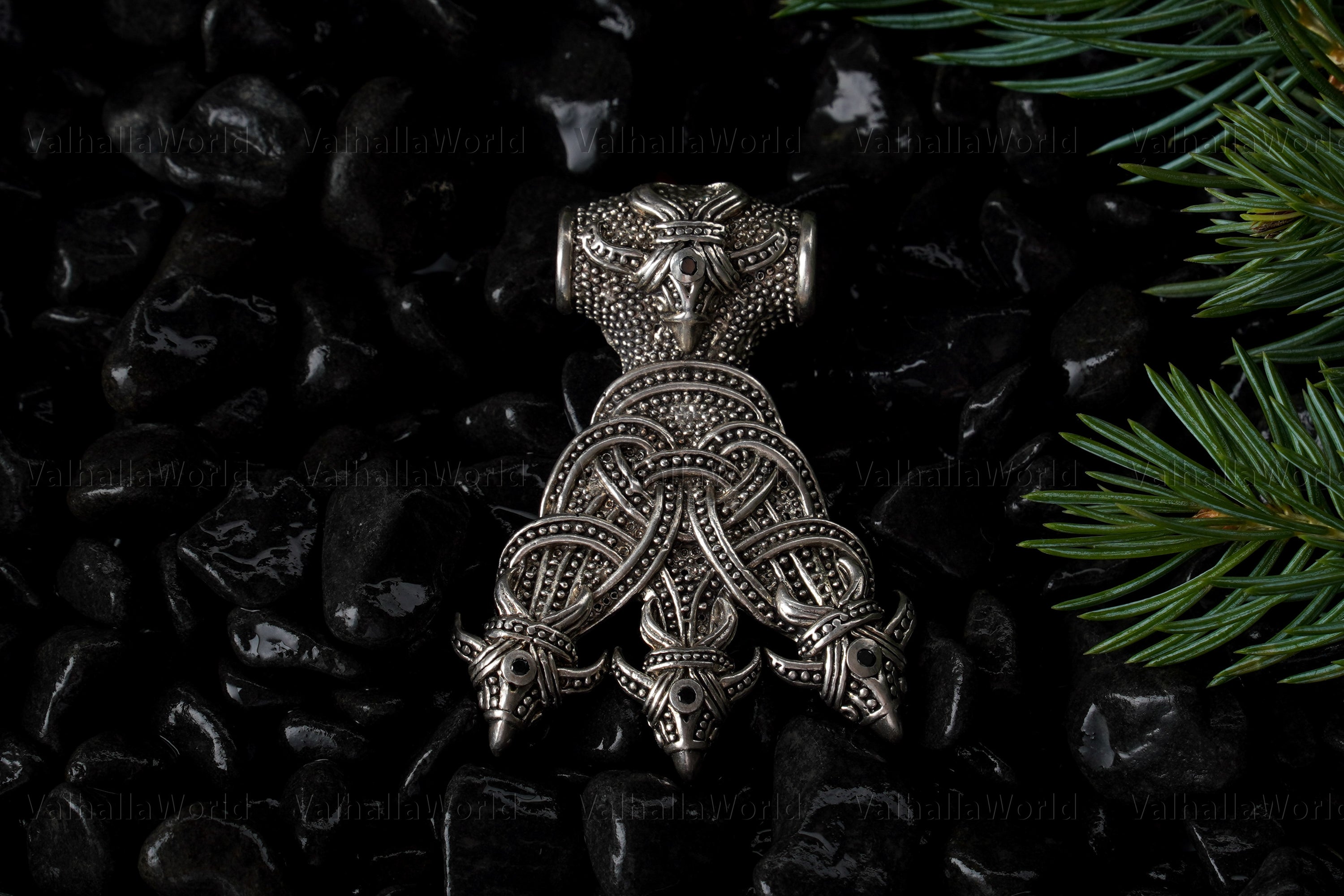 Raven Thor Hammer Pendant - Valhallaworld