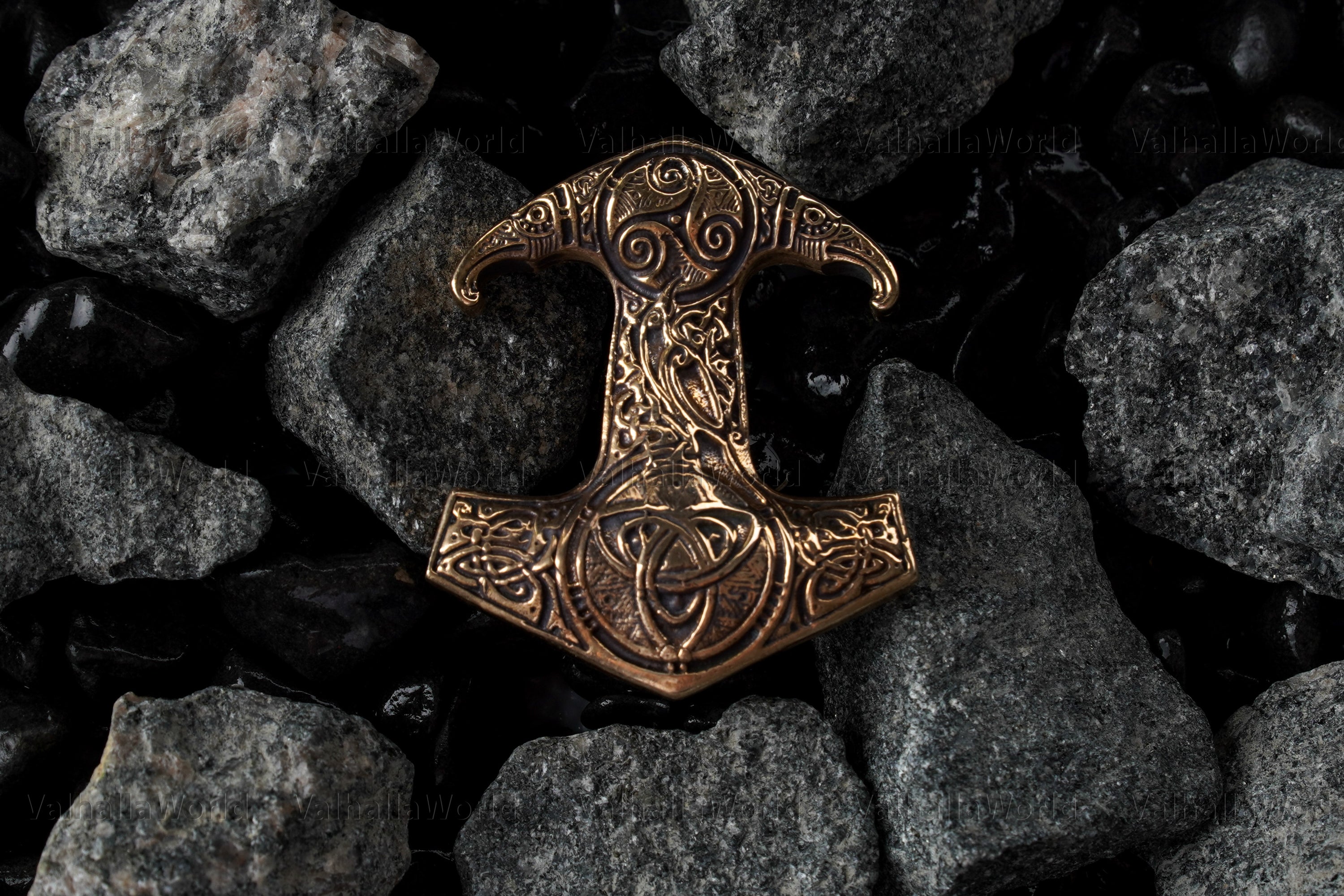 Large Mjolnir Pendant - Valhallaworld