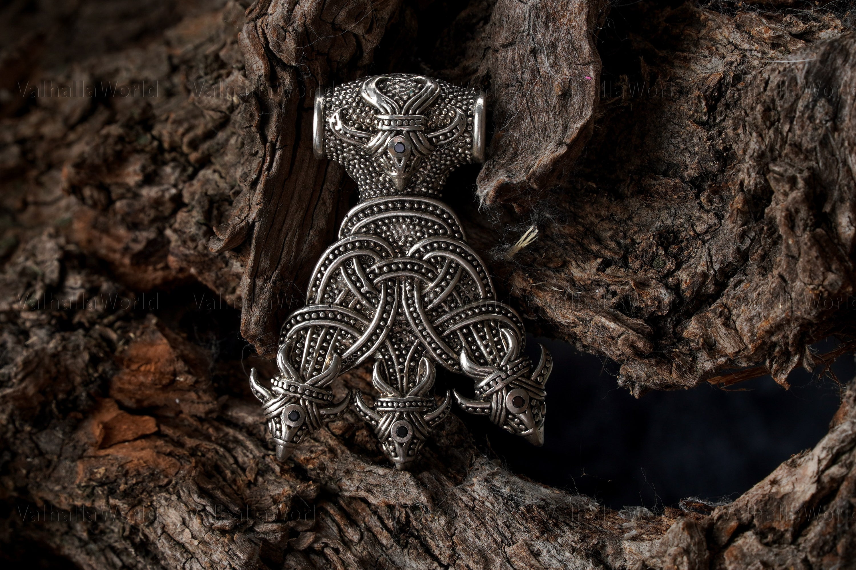 Raven Thor Hammer Pendant - Valhallaworld