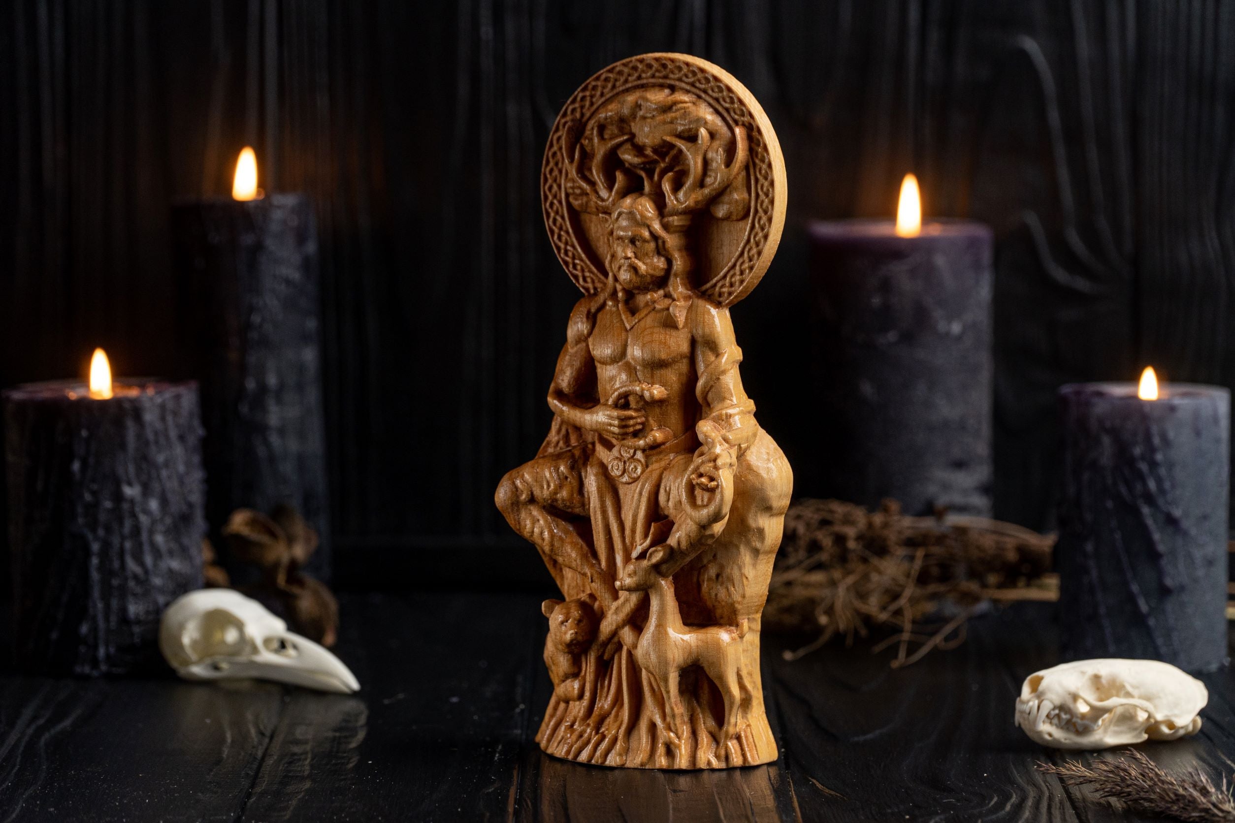 Cernunnos celtic statue