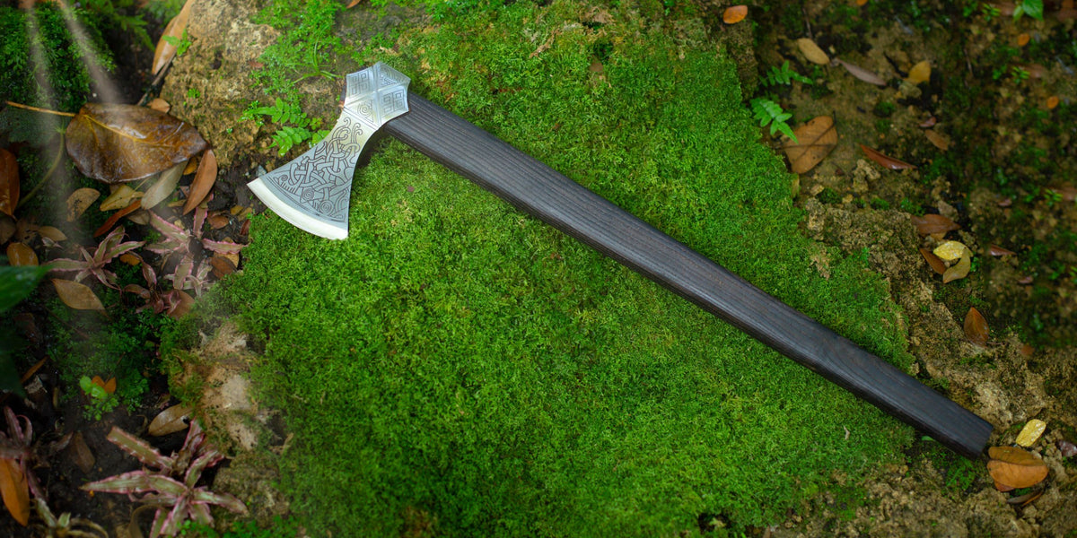 Engraved Dane axe, Dane axe for sale, Ragnar axe Valhallaworld