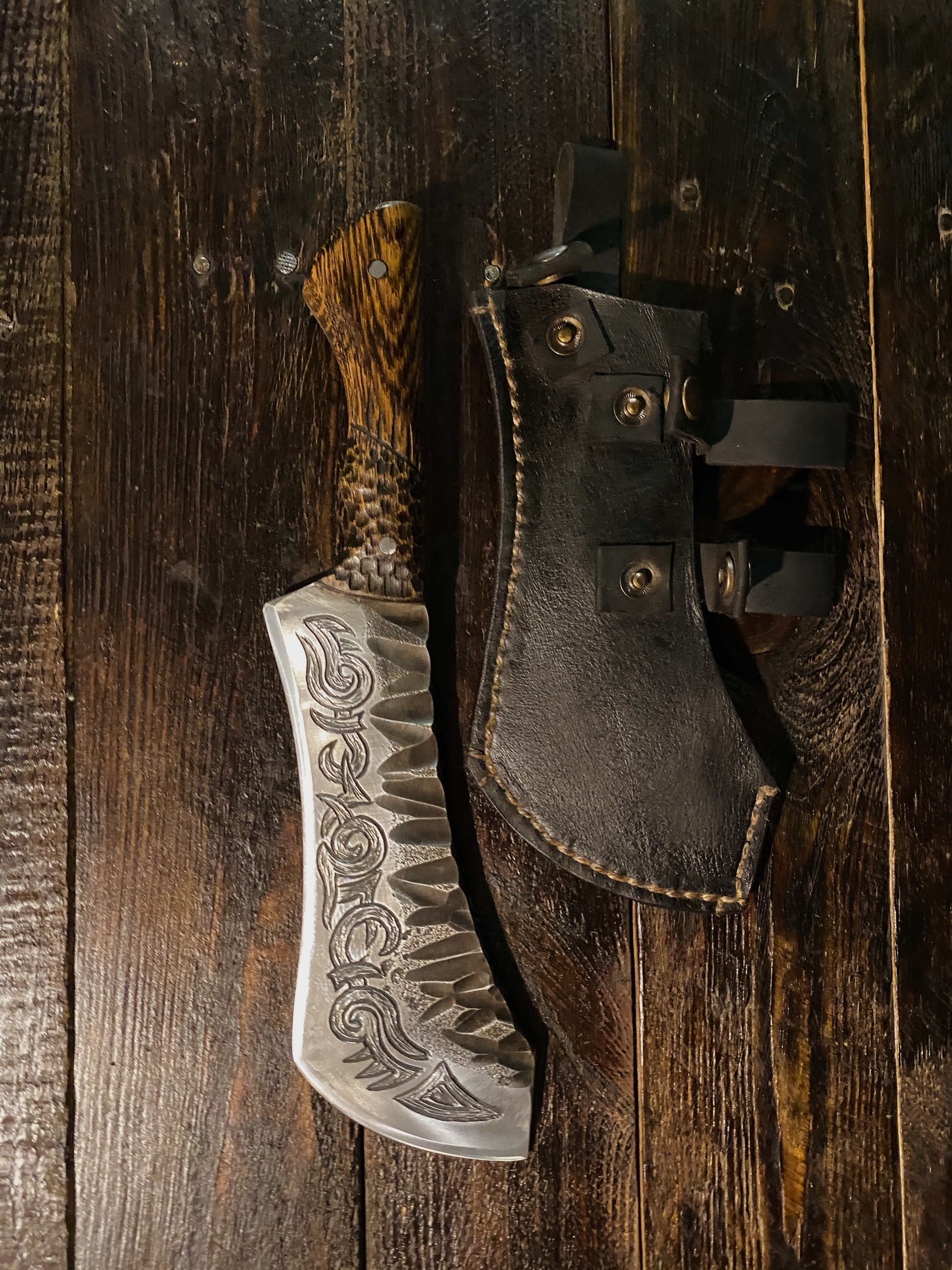 Engraved viking machete - Valhallaworld