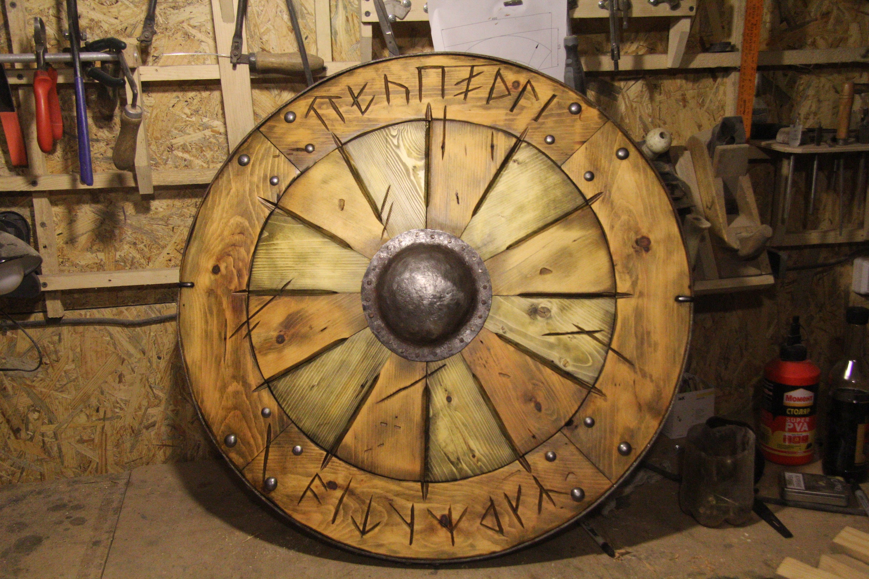 Ragnar viking shield, authentic viking gift, norse armoury – Valhallaworld