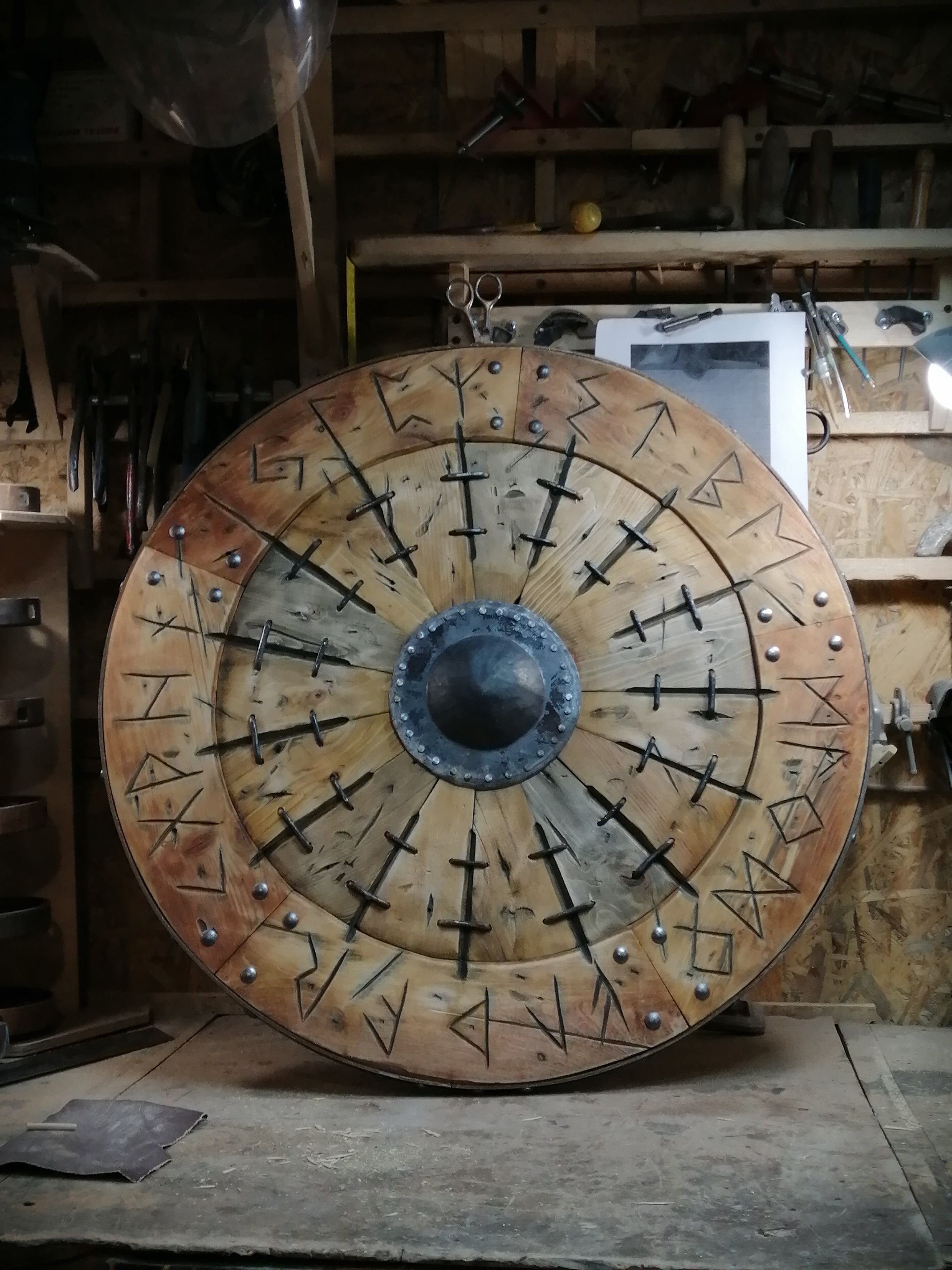 Ragnar viking shield, authentic viking gift, norse armoury – Valhallaworld