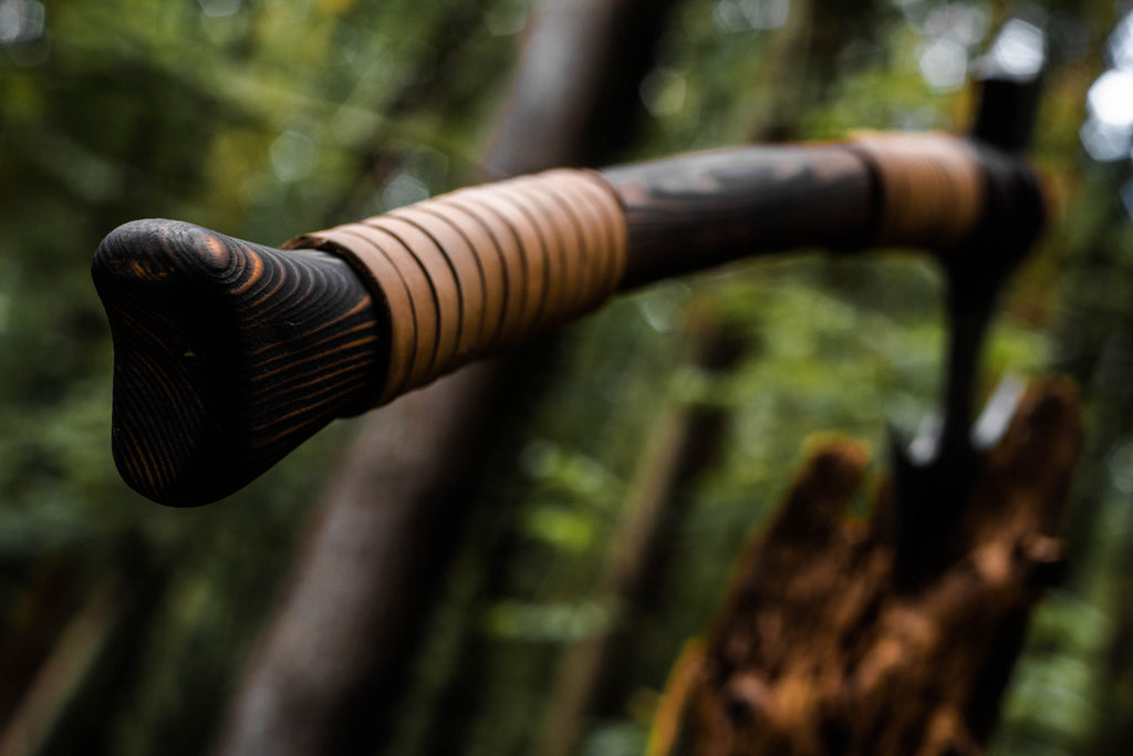 Wooden axe handle