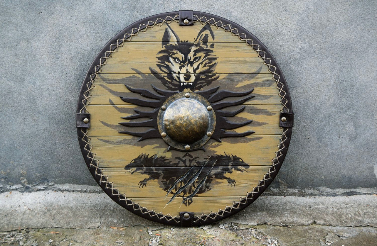 Battle ready viking shield