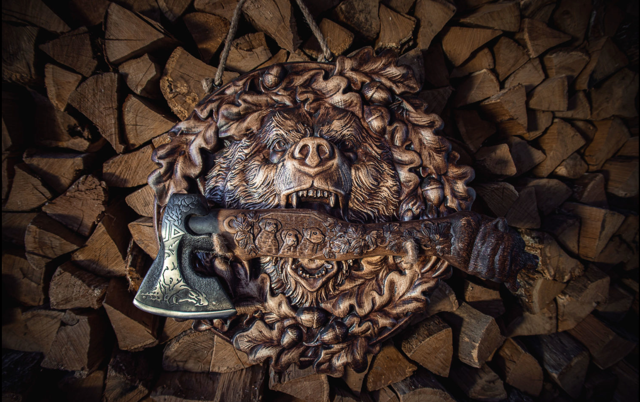 Engraved gift axe 
