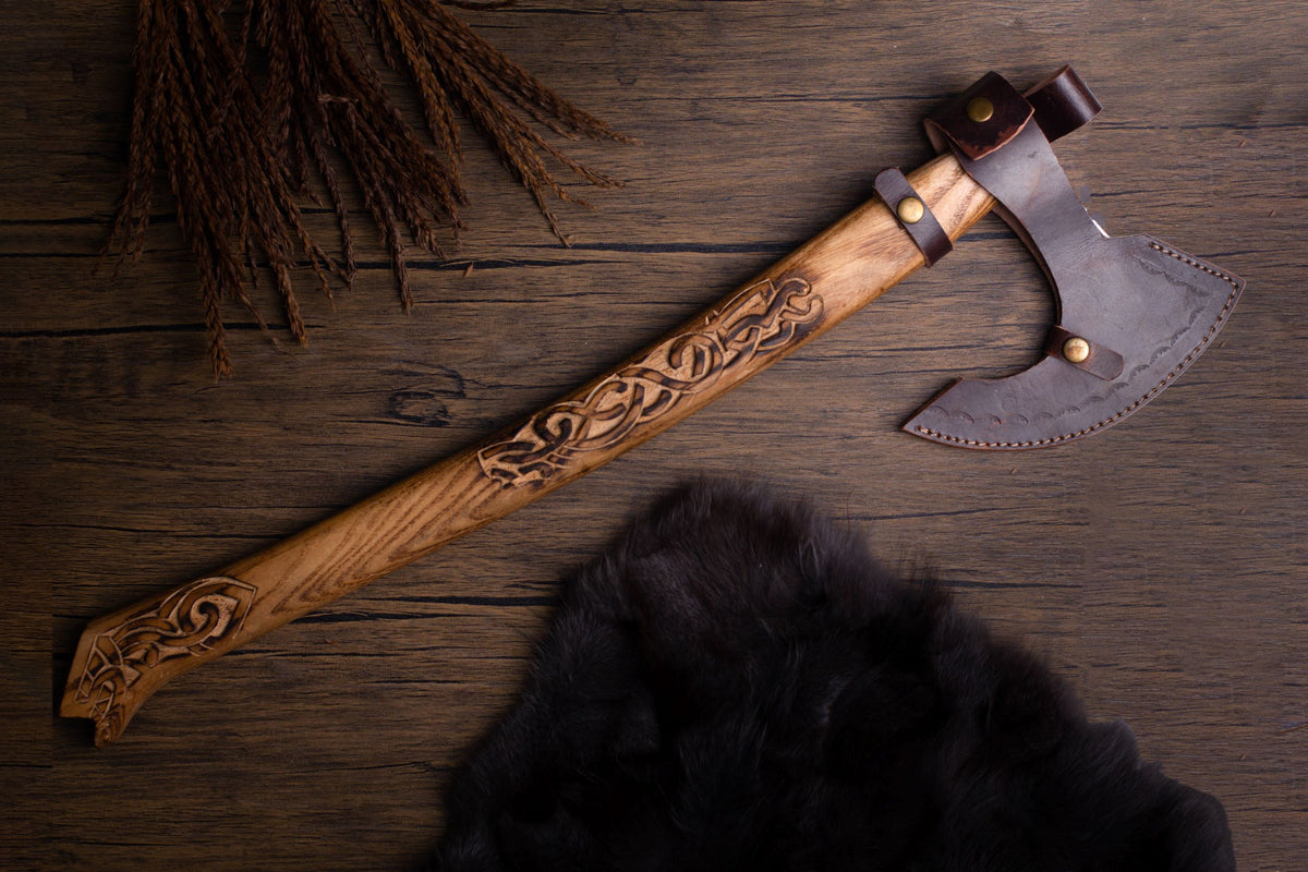 Ragnar throwing axe, viking throwing axe for sale