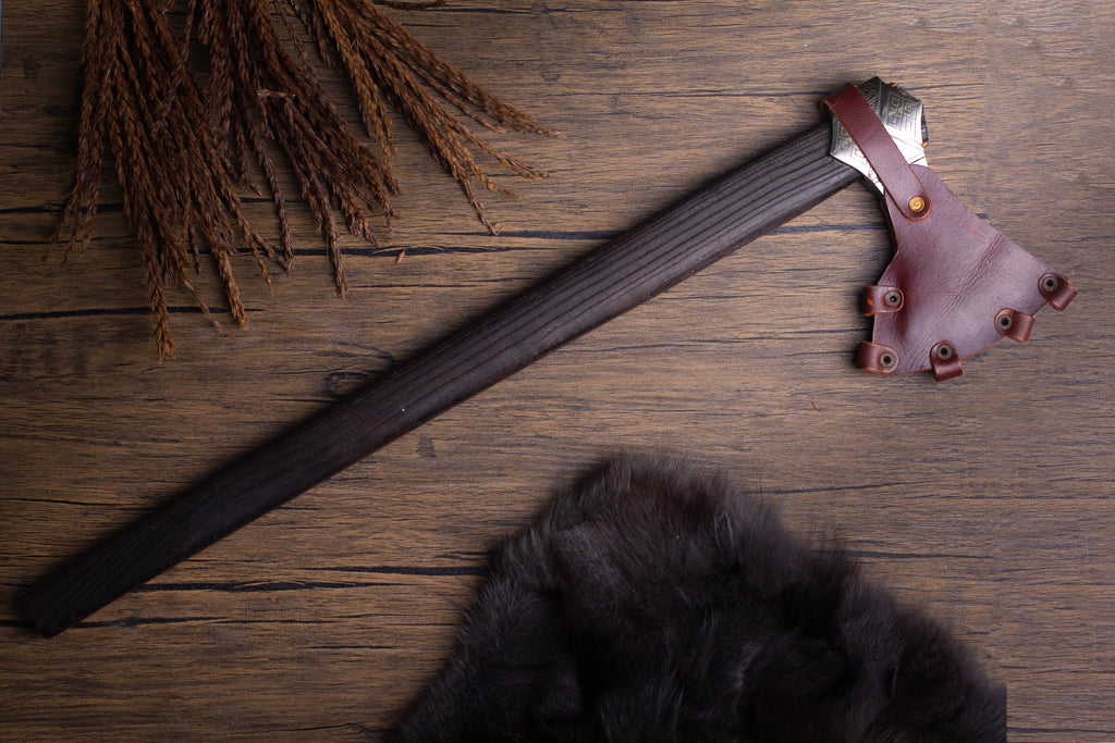 Dane axe with sheath