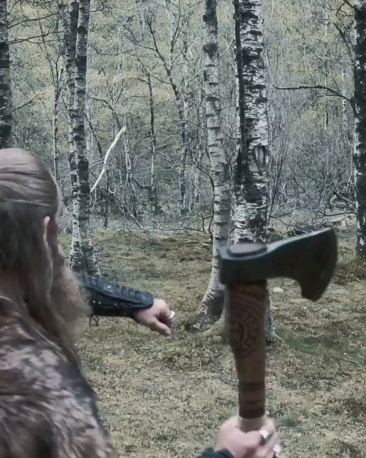 Viking axe throwing 