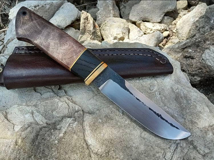 Forged engraved knife - Valhallaworld